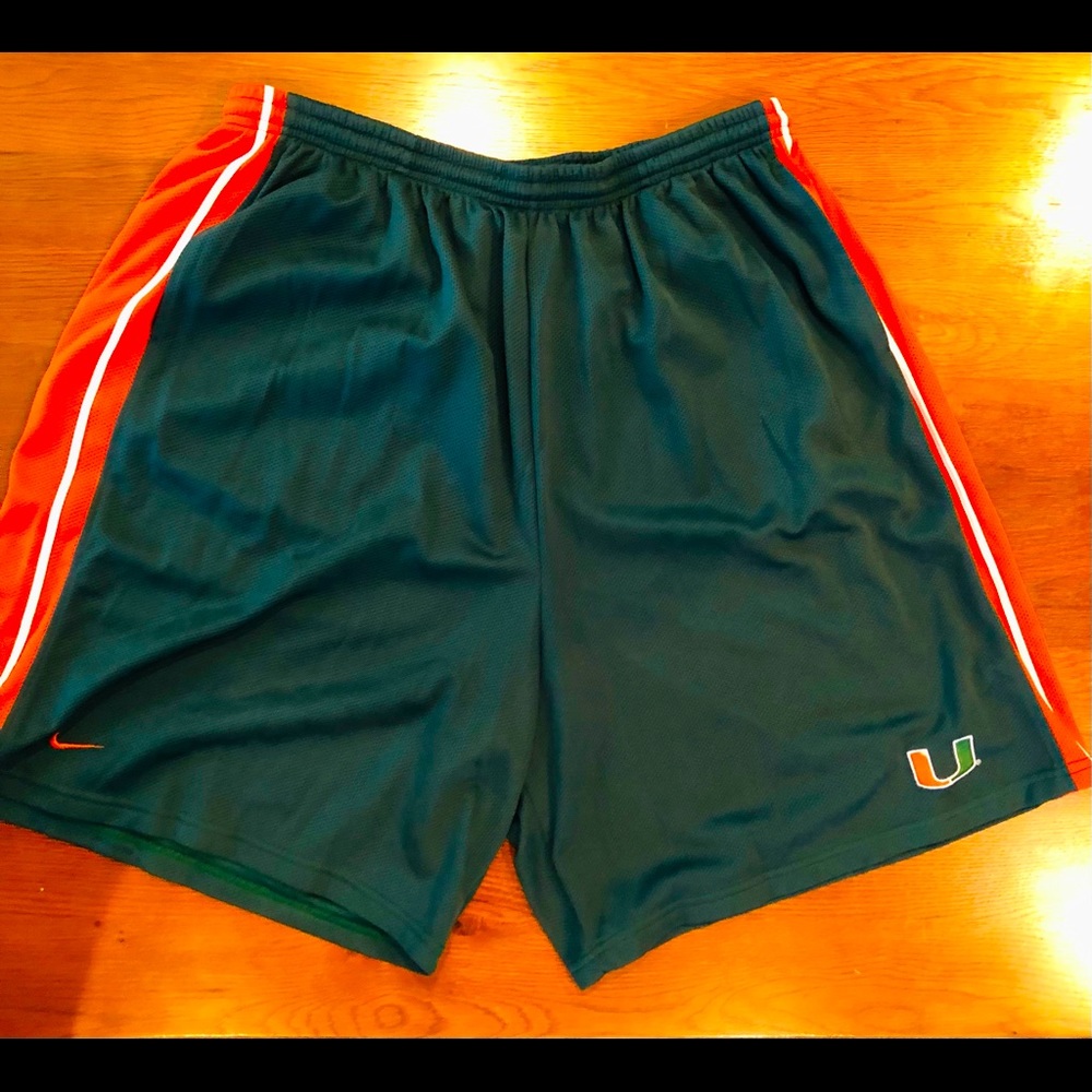 Nike/ Miami Hurricane’s basketball shorts, 2XL